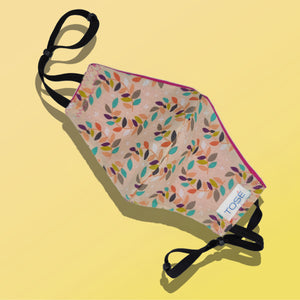 Colorful Leaves Face Mask